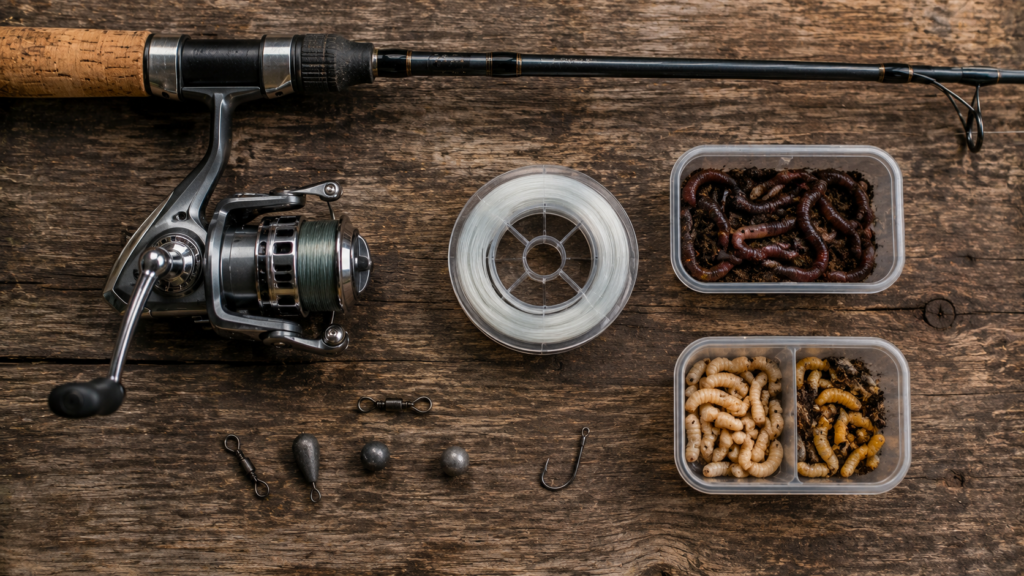 Equipamentos básicos para pesca esportiva: vara, molinete e linha